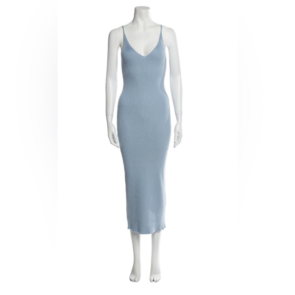 SABLYN Ribbed Dress (Light Blue / XS)